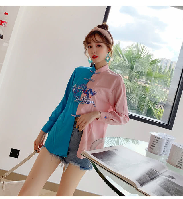 日常复古风唐装,唐装中国风女装时髦