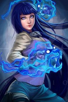 火影忍者人气女角色鸣人之妻日向雏田国外社媒热图赏