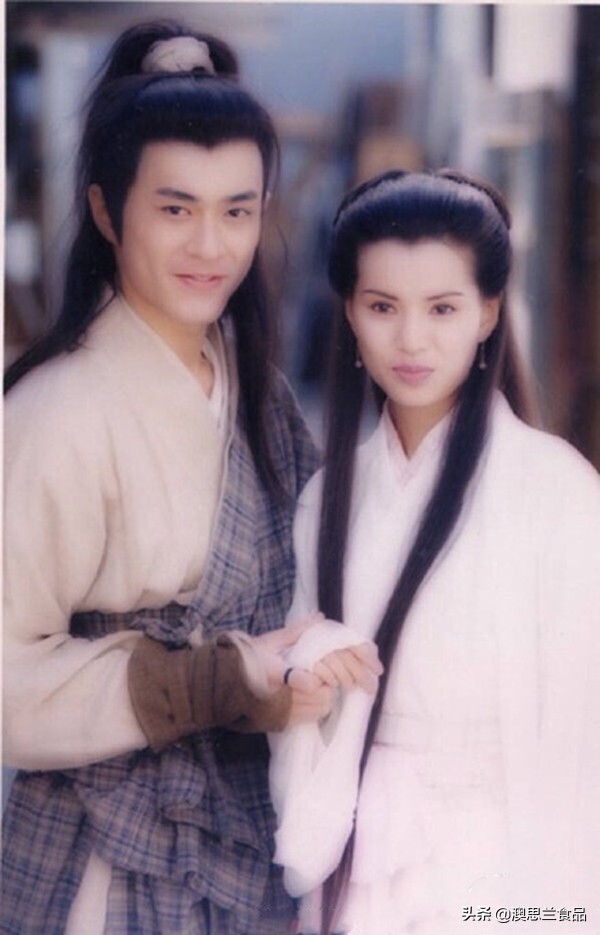 神雕侠侣黄晓明版刘亦菲幕后花絮,95版神雕侠侣花絮