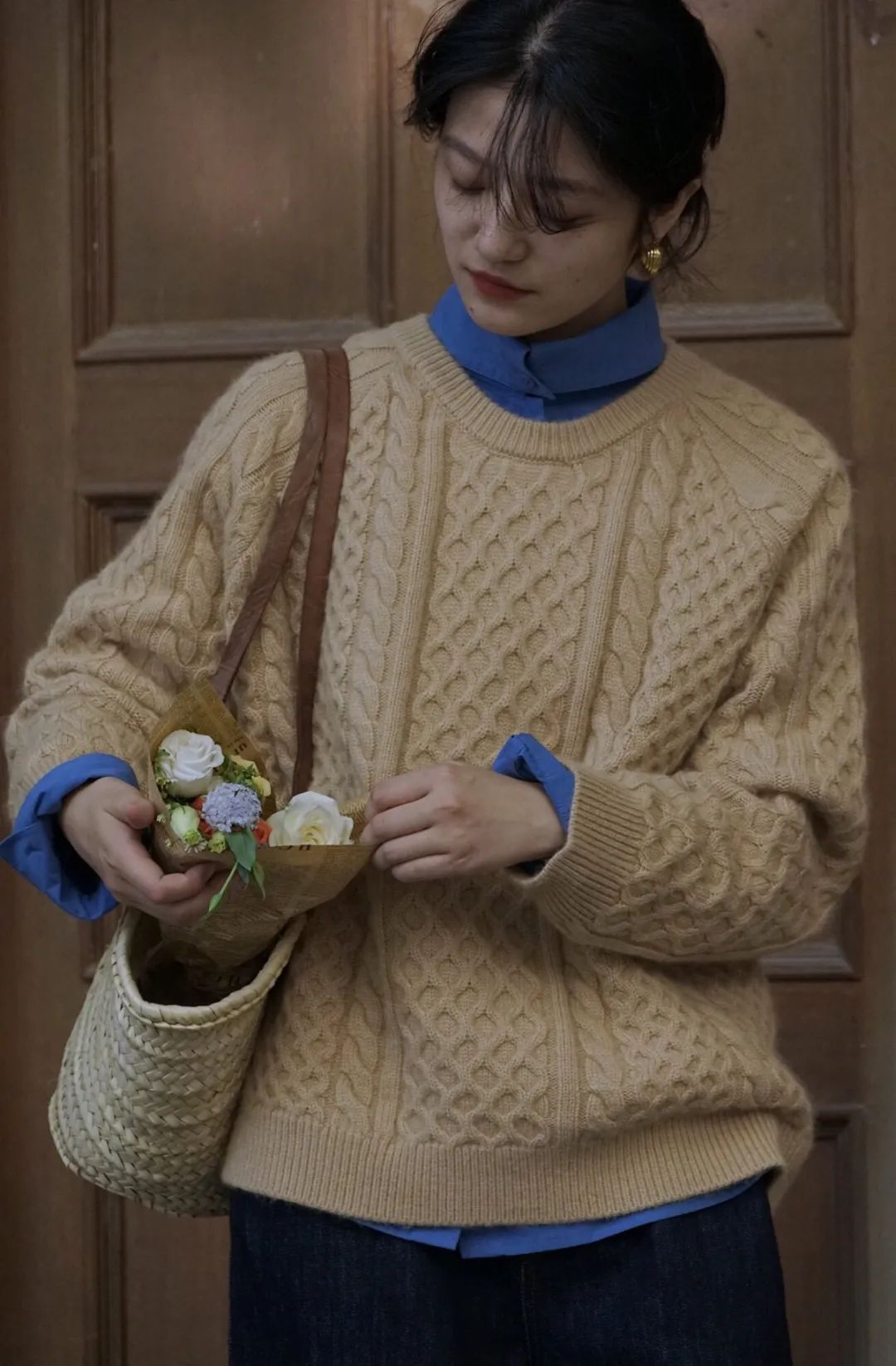 没有什么比羽绒更温暖,同样是温暖感十足的毛衣