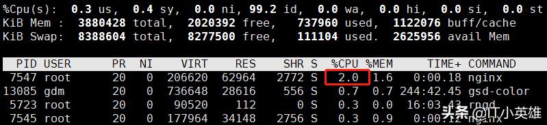 linuxcpu使用率一页看不完,linux服务器cpu使用率100%