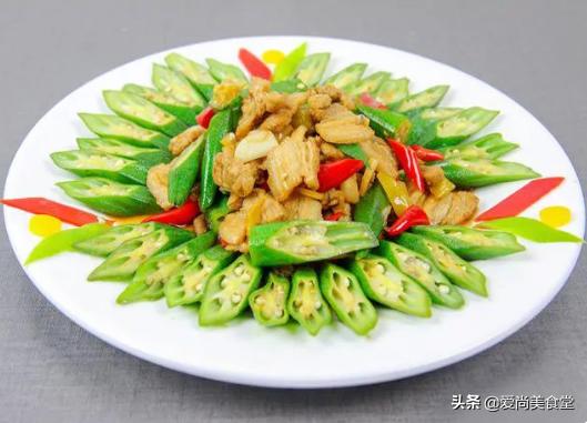大厨教你秋葵凉拌菜的做法,简单美味家常菜做法白灼秋葵