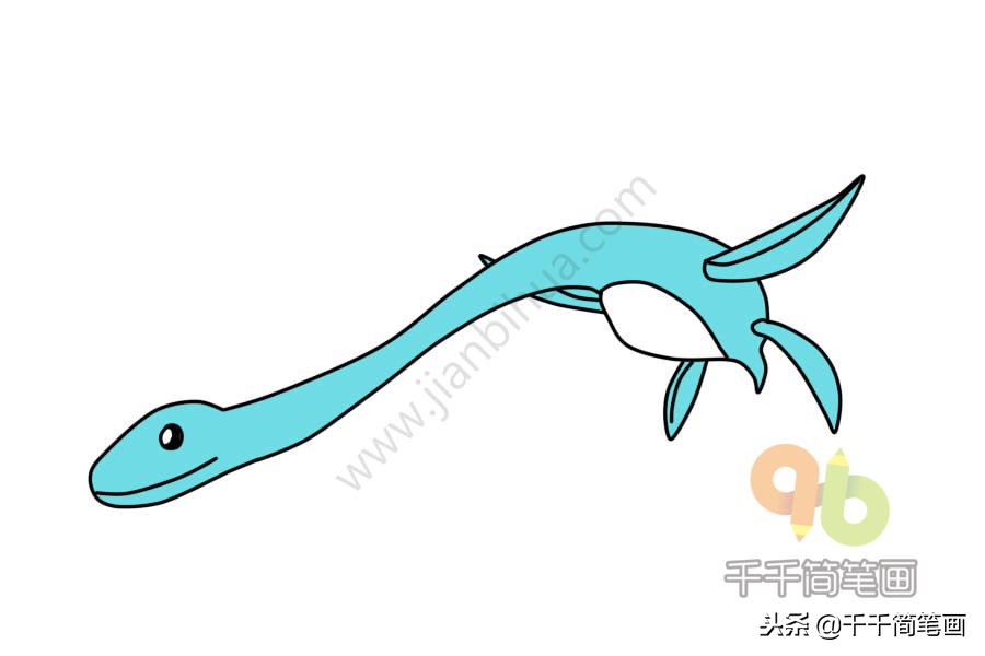 简笔画飞天恐龙带翅膀的恐龙,恐龙简笔画幼儿教学