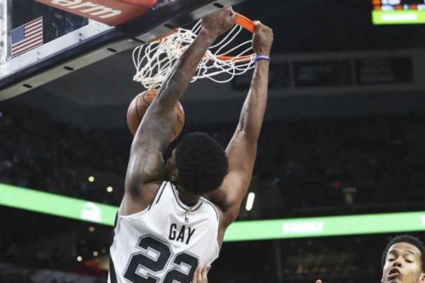 鲁迪盖伊马刺扣篮集锦,鲁迪盖伊马刺几几年的