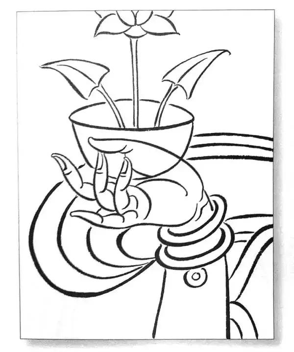 敦煌石刻美学,敦煌佛手印高清大图