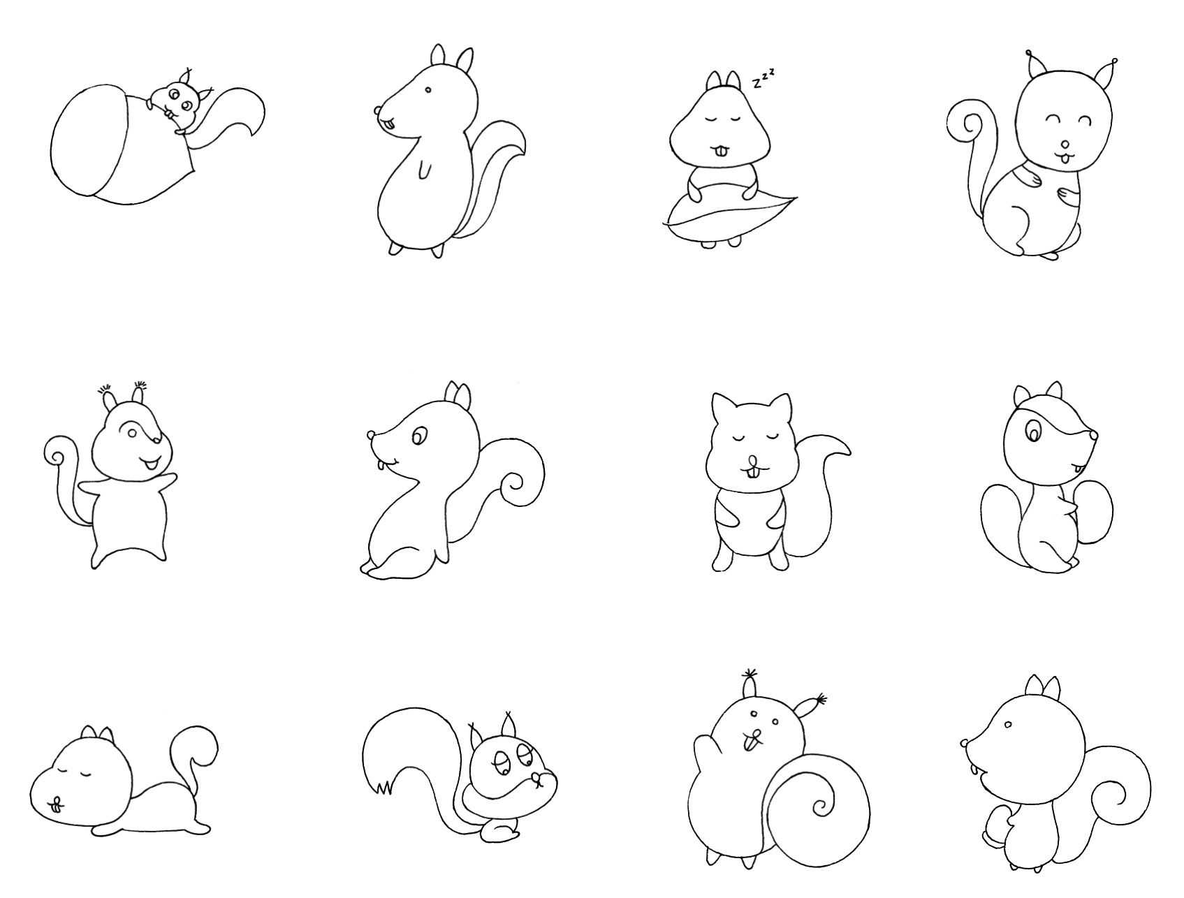 送给父亲的礼物简笔画大全,简笔画入门画画素材100个