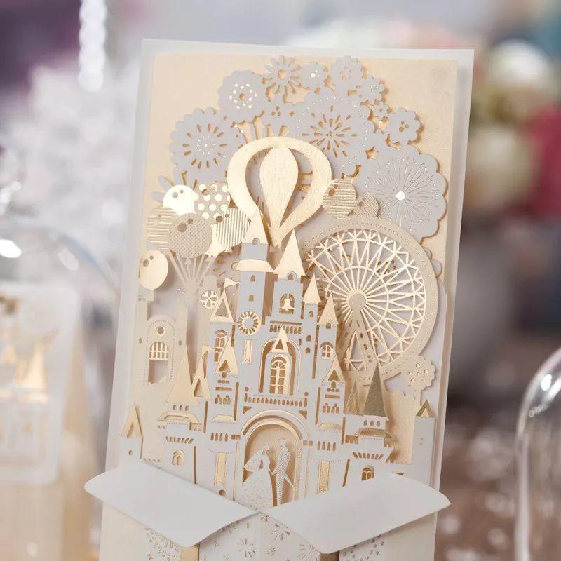 独特大气的婚礼请柬,简单高级婚礼请柬模板