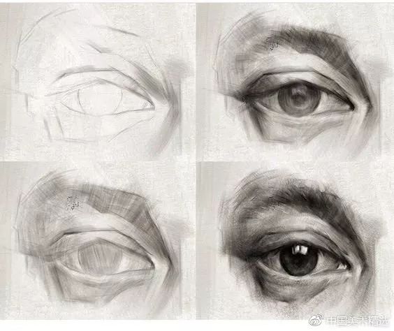 各种眼睛画法大合集,各种眼睛的画法教程容易记