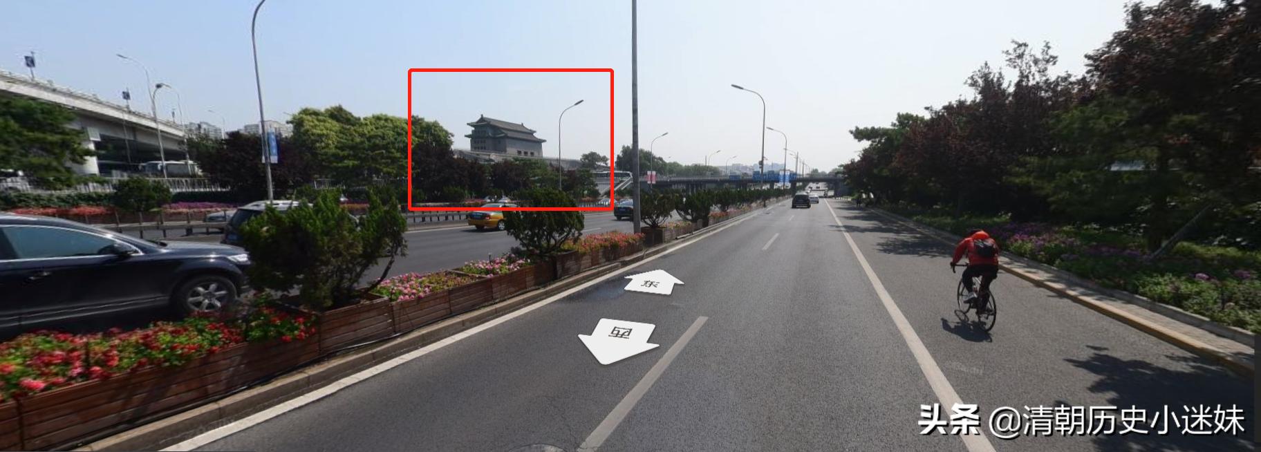 明清老北京城门示意图,德胜门城楼的历史