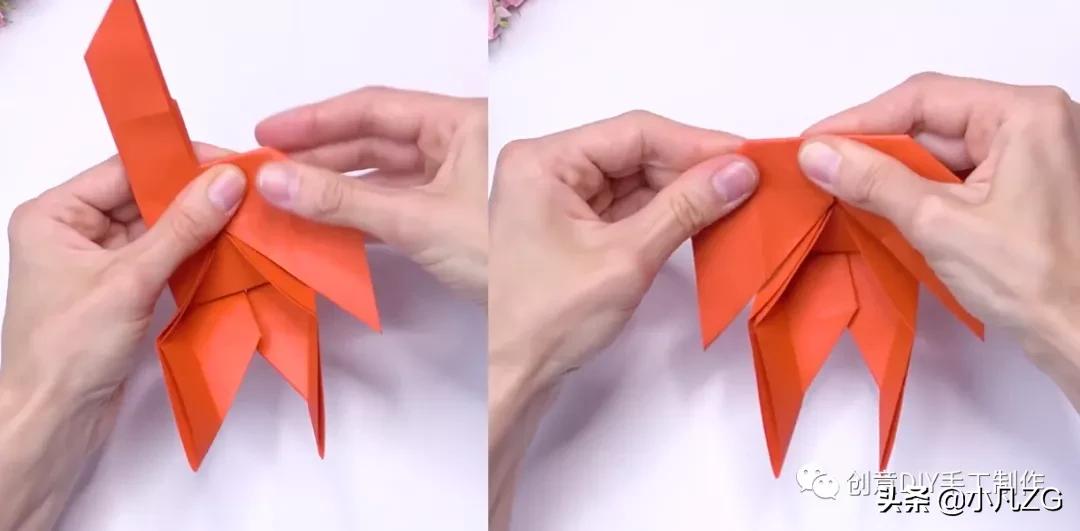 一张纸折精美花蝴蝶教程,会飞纸蝴蝶折法慢教程