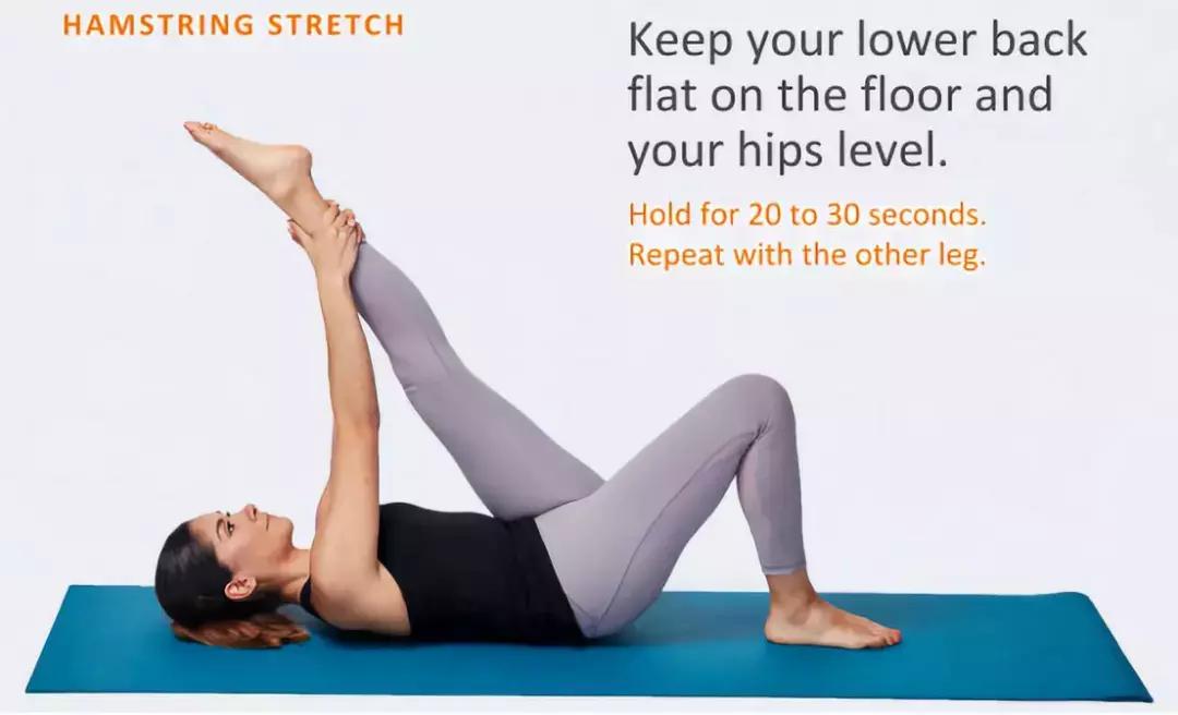 冬天适合做的拉伸动作,跑步后7个拉伸腿动作