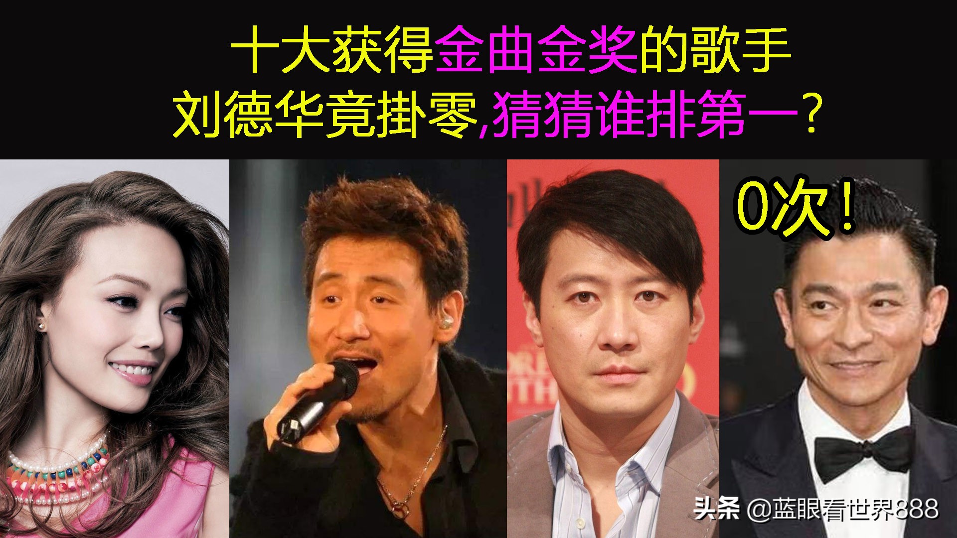 谁是金曲奖得奖最多的,香港金曲奖谁第一谁拿的