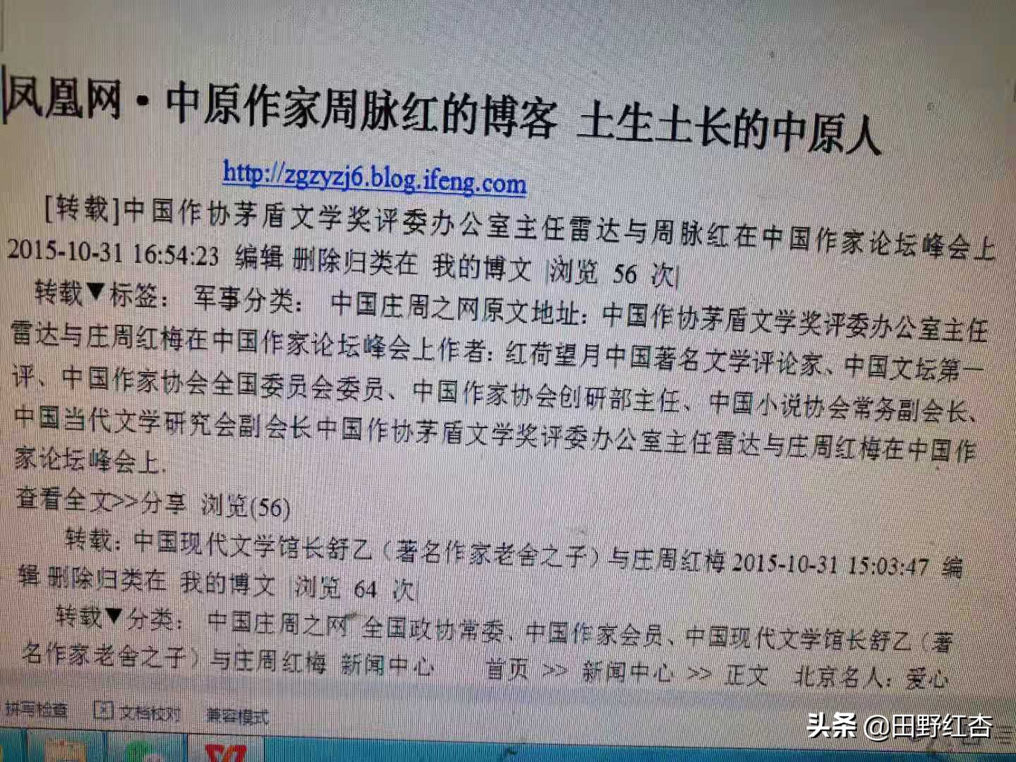 中国新浪明星博客圈入选标准是什么?田野红杏凭借什么入选的