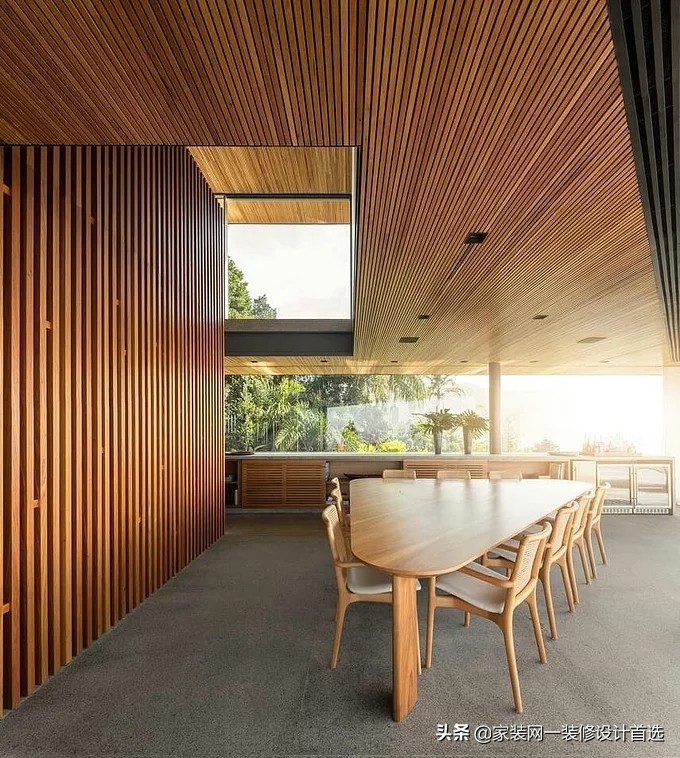 木饰面和岩板哪个上档次,木饰面凸起效果