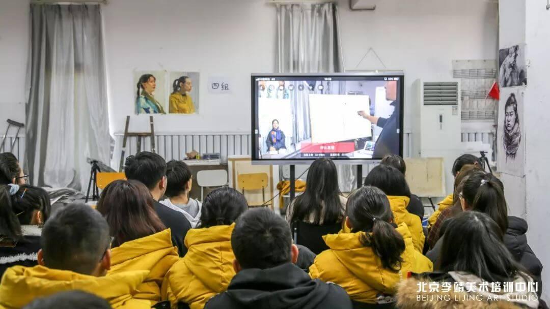 北京李靖画室美术培训班,李靖画室半身像