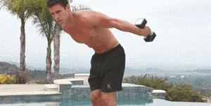 哑铃经典8个动作练胸和全身,8个哑铃动作在家一样可以锻炼