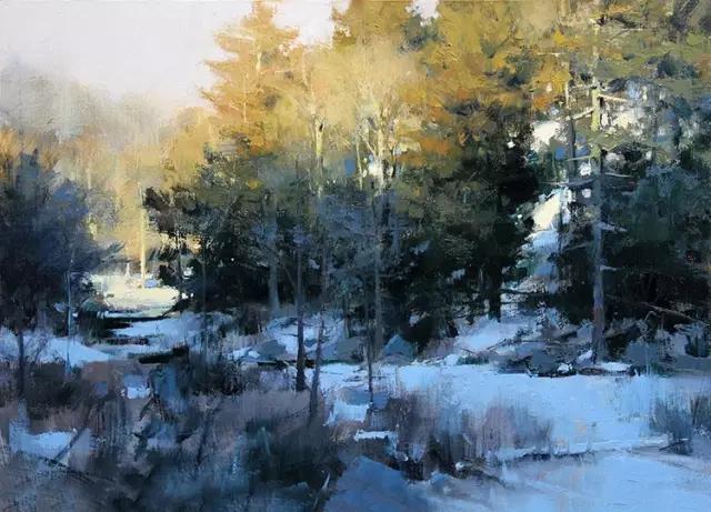 俄罗斯画家的油画艺术美到极致,中俄风景油画作品