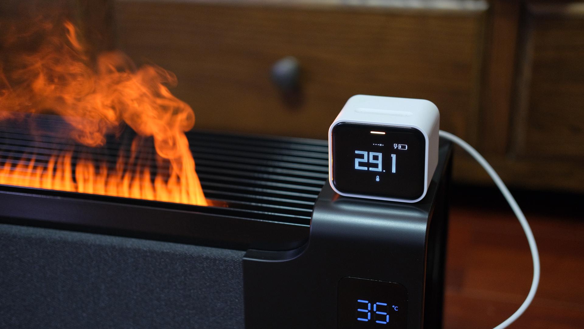 冬天室内取暖神器艾美特,冬日篝火艾美特取暖器