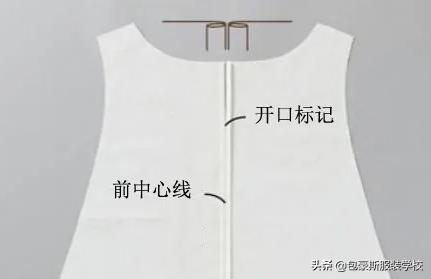 前后双面系带围裙效果附图纸,宝宝前后双面系带围裙