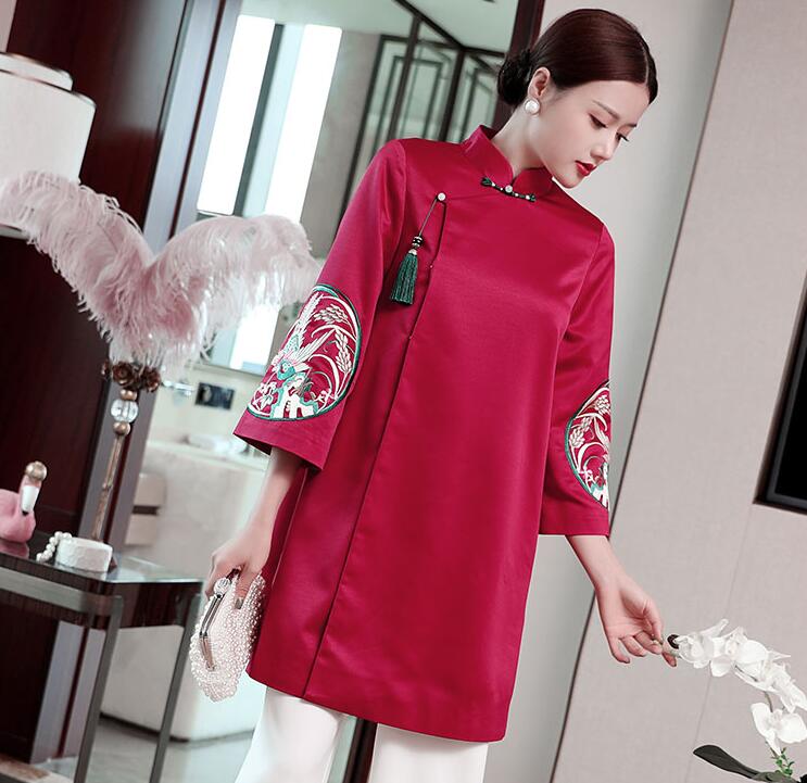 时尚优雅端庄妈妈婚礼服,参加婚礼穿什么衣服合适妈妈装