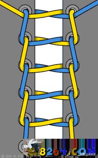 鞋带系起来不好看,鞋带系法不掉教程