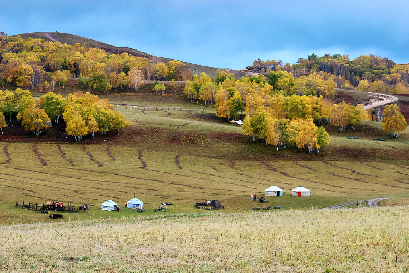 行摄美景,行摄塞外美景