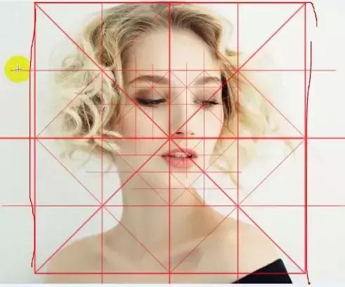 素描九宫格横向式构图技巧,素描九宫格画法步骤图