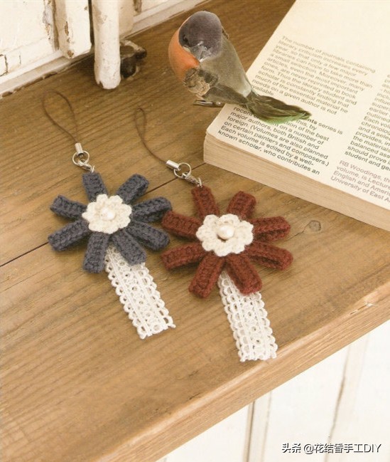 钩毛线饰品教程,毛线饰品的钩织图解