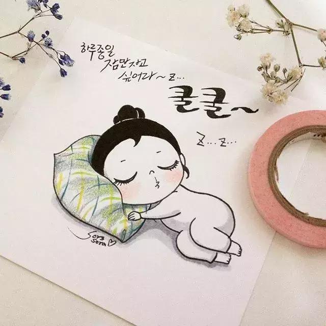 彩铅画古风人物简笔画,彩铅荷花简笔画几分钟就能学会