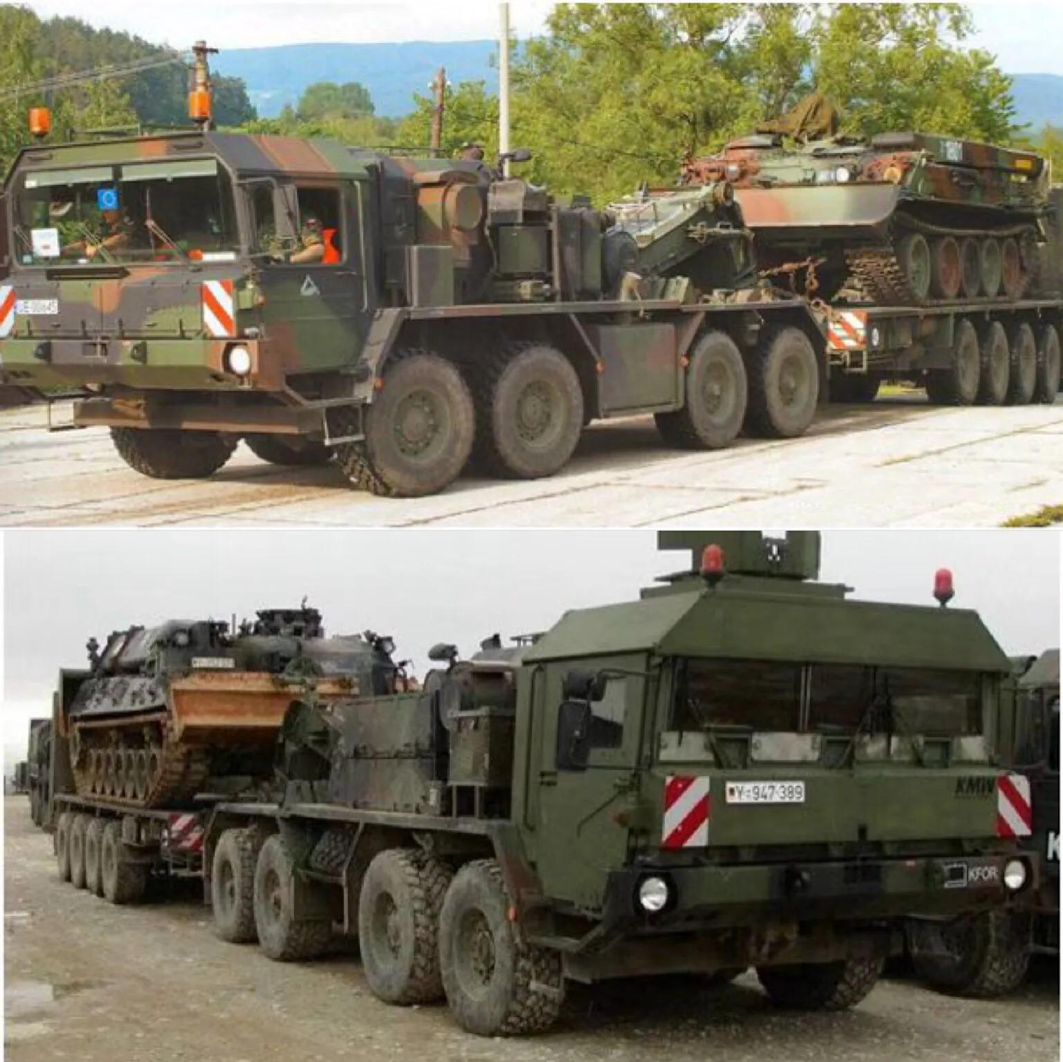 德国MAN5轴牵引车,世界军用拖车系列