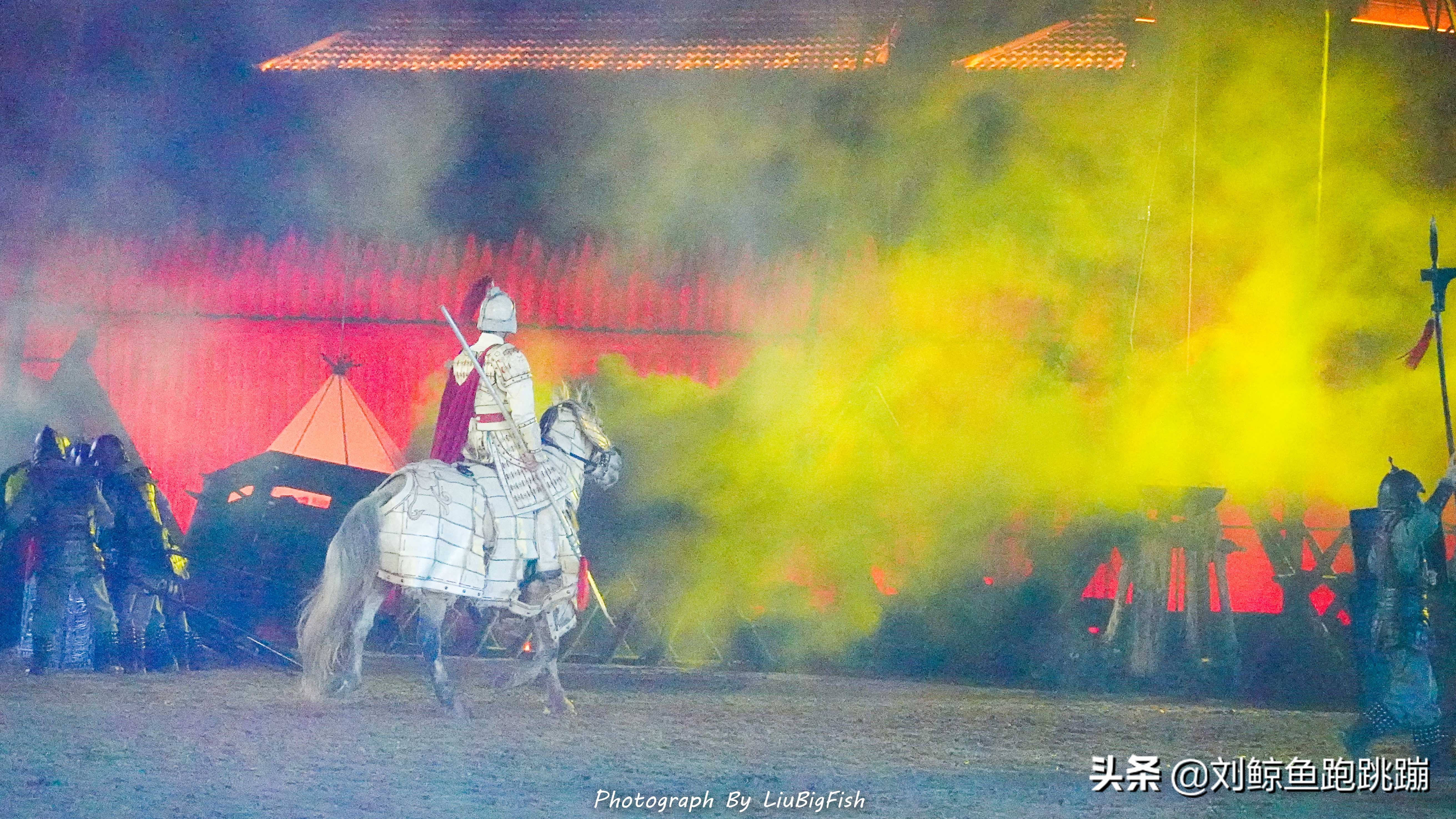 武汉木兰草原狂欢夜视频,木兰草原马战演出直播