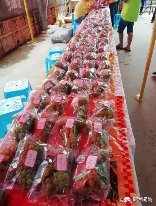 弥勒葡萄价格,弥勒葡萄卖5元一颗