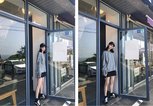 女士灰色卫衣搭配,灰色卫衣的经典搭配女