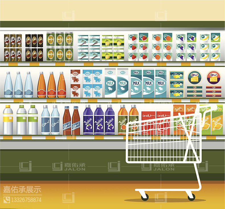 超市货架展示架怎么安装,超市货架陈列展示架强度