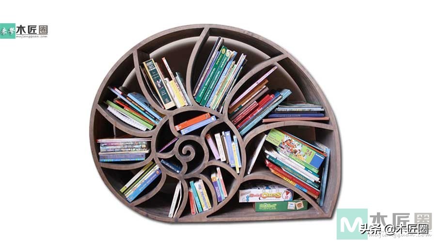 燕尾榫书架制作,鹦鹉螺diy