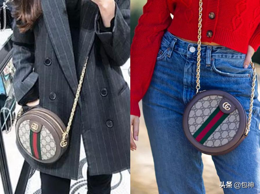 鉴定贴第93期丨古驰Gucciophidia复古圆饼包真假辨别详解