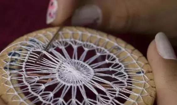 手工毛线编花教程,慢教程手工毛线编花