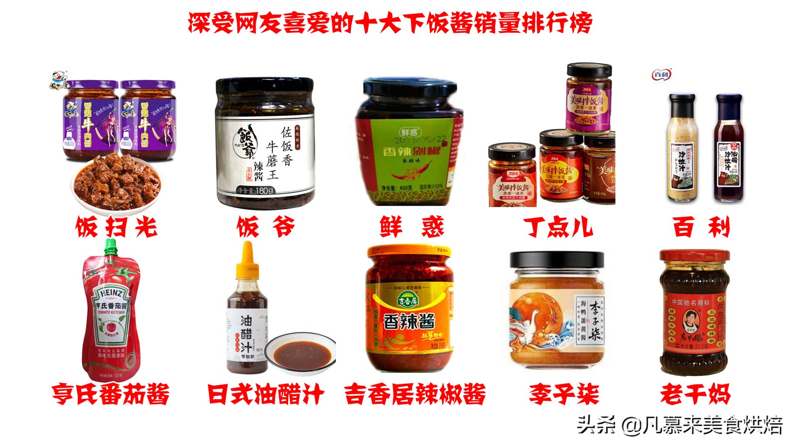 老干妈拌饭酱排行榜,老干妈销量最好的辣椒酱