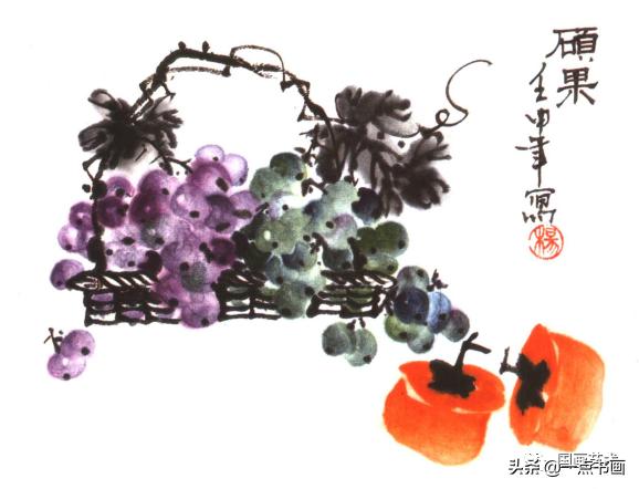 写意蔬果怎么画火龙果,100种写意蔬果画法
