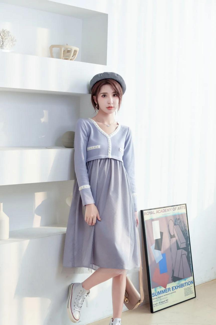 兔妈高端孕妇装200斤,好看时髦的孕妇装夏季气质