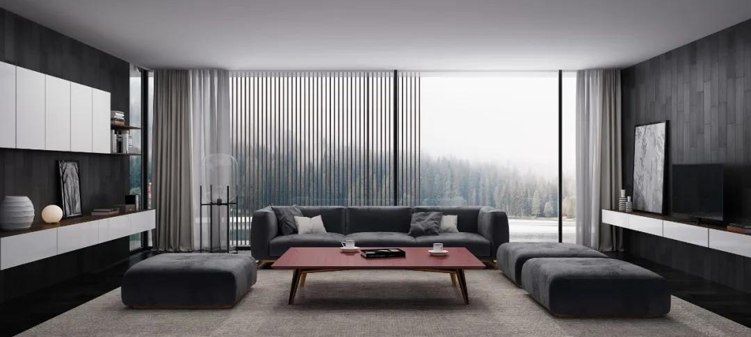 60平米沙发款式,60平小户型法式沙发墙