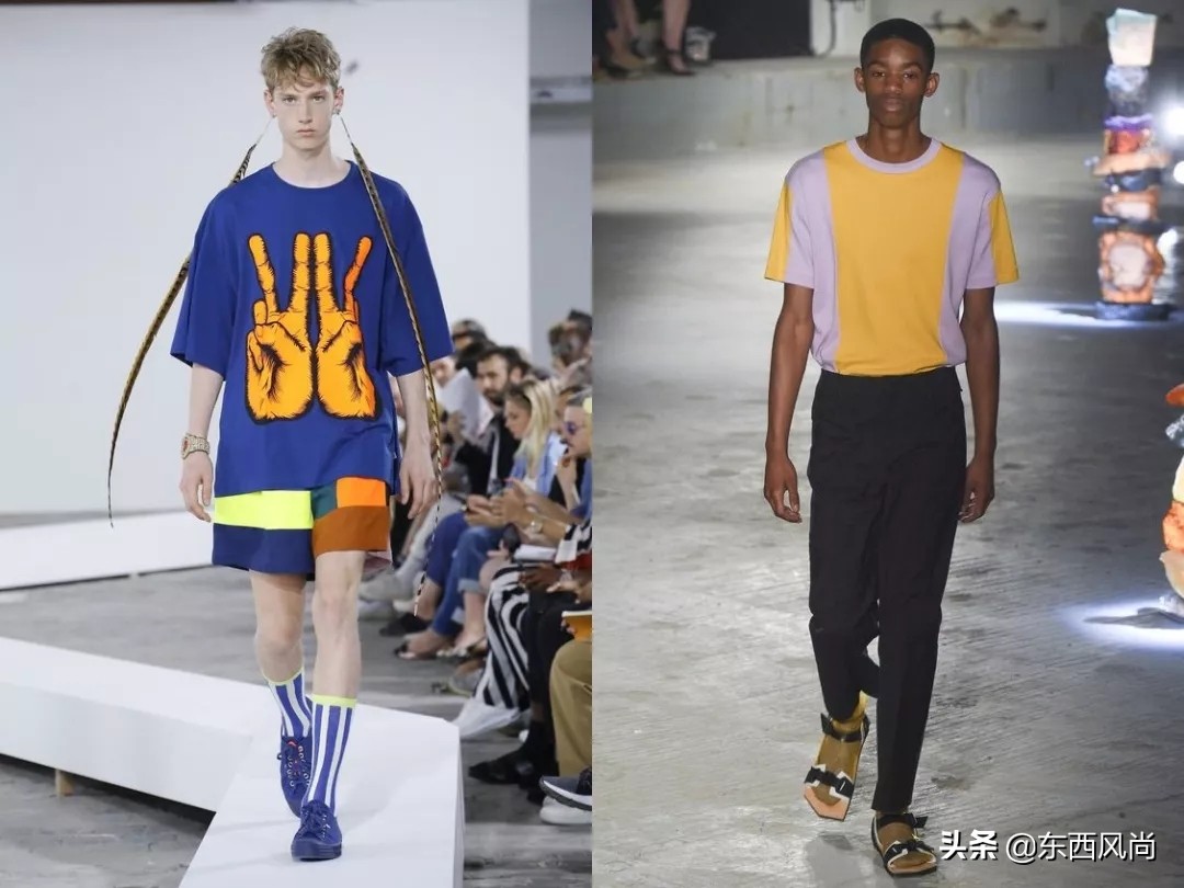 衬衣式t恤男穿搭,t恤最新潮穿法男