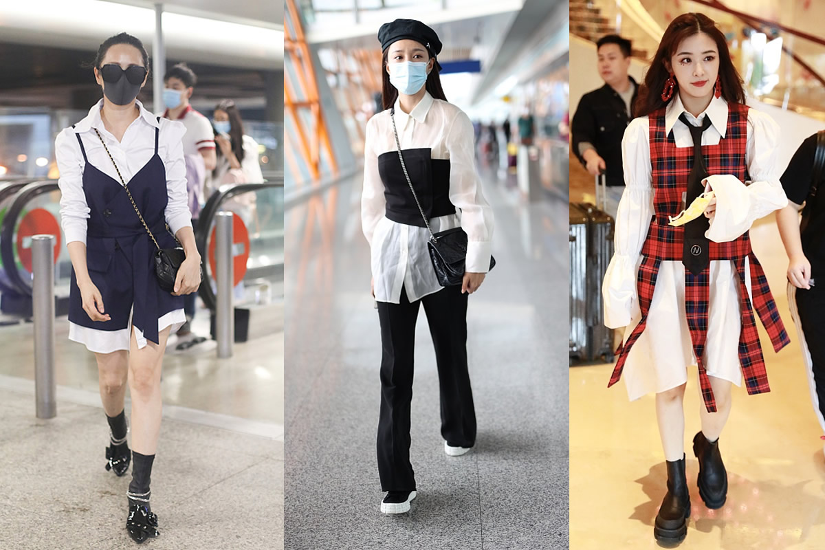 长款白衬衫咋穿美？沈梦辰张含韵伊能静都有心得，清爽时尚特别酷