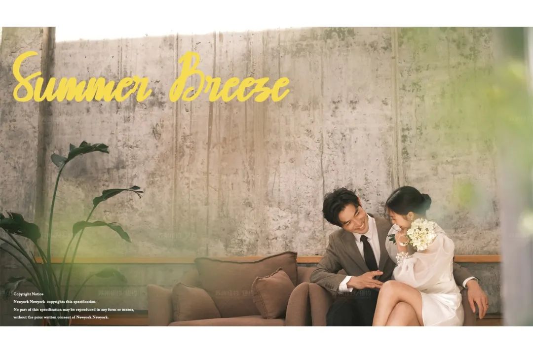 轻奢风婚纱照,原宿风简约婚纱照