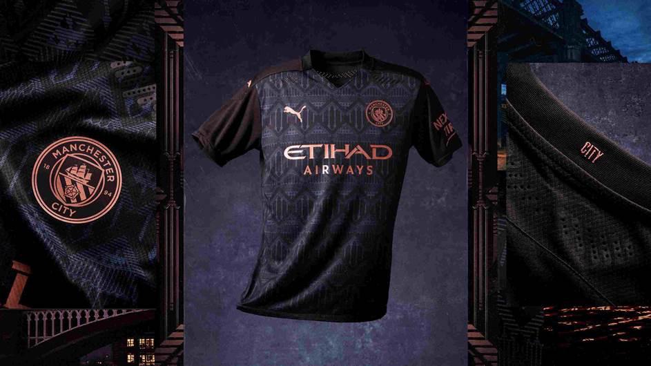 puma曼城纪念系列,曼城最新款球衣
