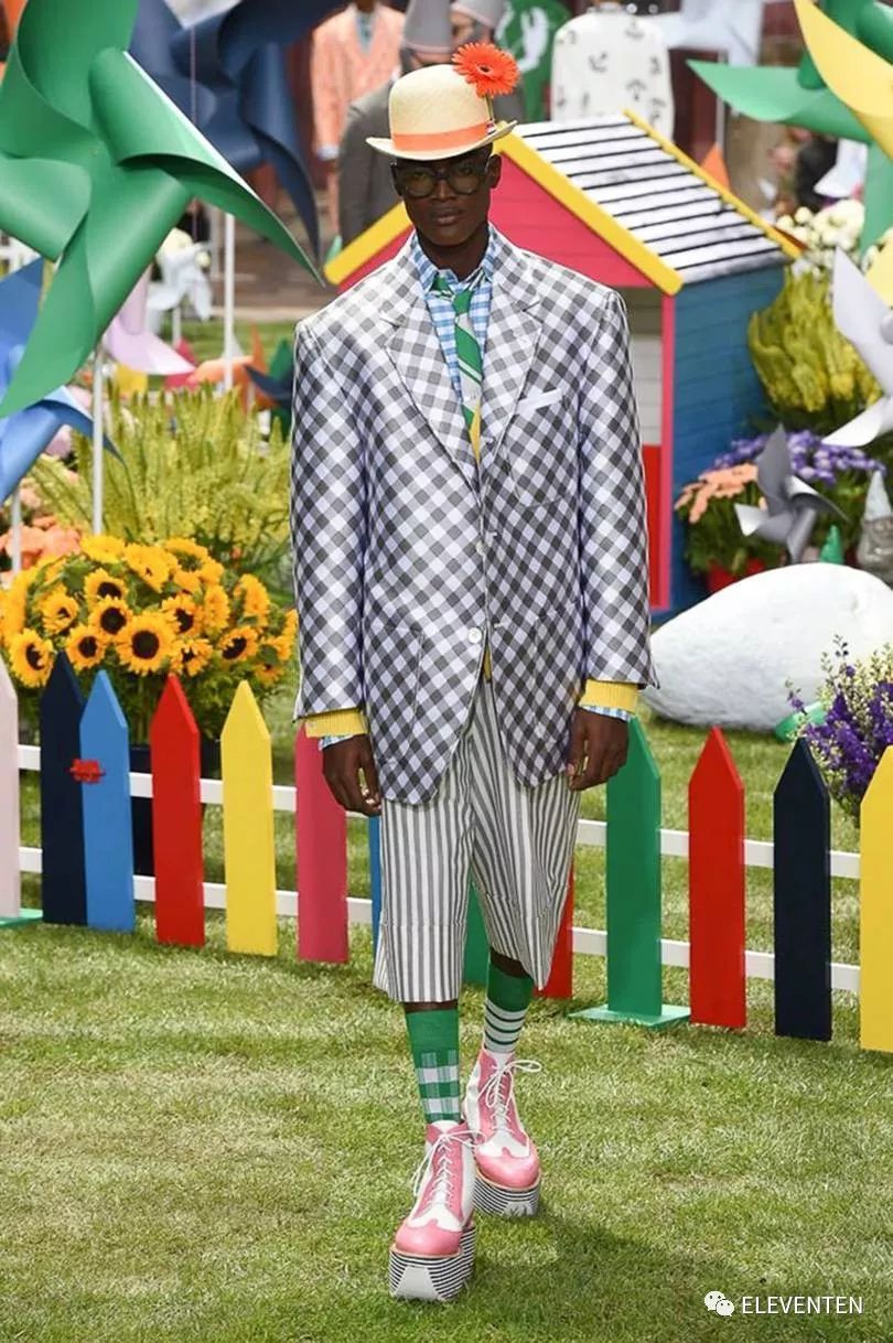 thombrowne2018男装,ThomBrowne2018春夏男装闭场造型