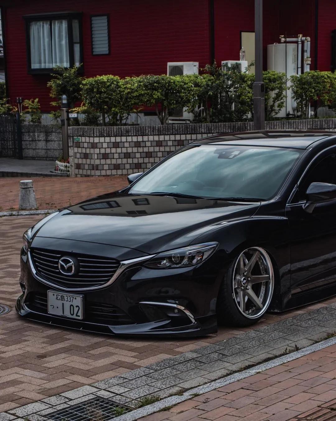 阿特兹轮毂改装案例,马自达阿特兹改装案例