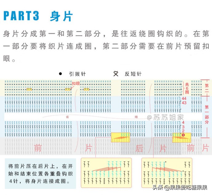 宝宝睡袋钩织视频,儿童披风斗篷冬季钩织教程