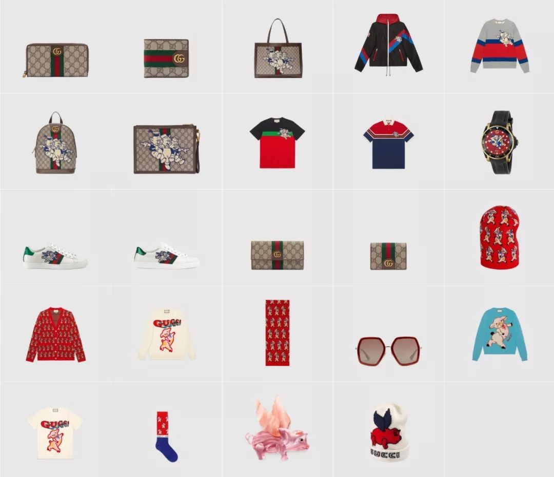 猪年元素单品有哪些,猪年限定系列