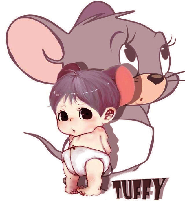 猫和老鼠汤姆和杰瑞拟人化,童年动漫人物拟人化